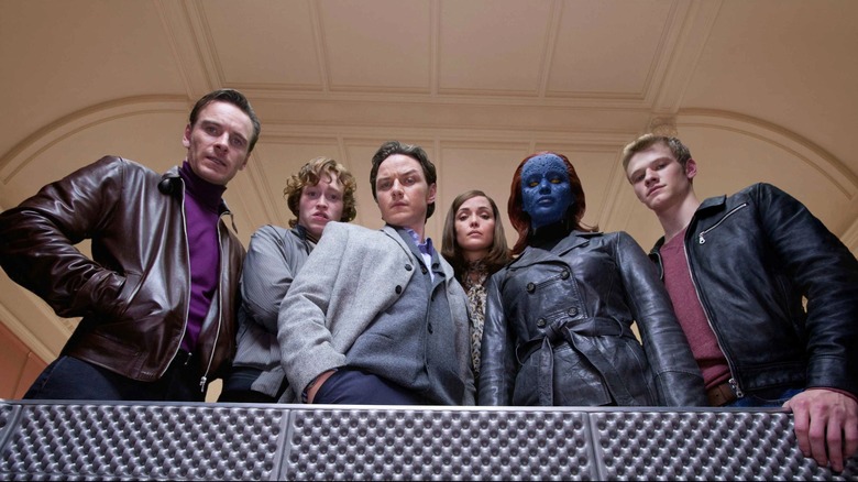 The X-Men looking down