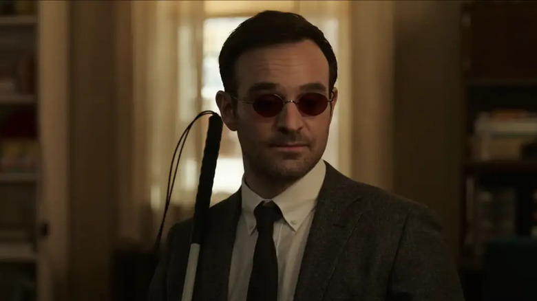 Matt Murdock holds his cane