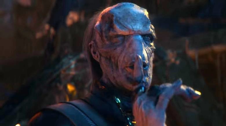 Tom Vaughan-Lawlor as Ebony Maw in Avengers: Infinity War