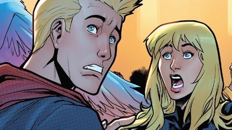 Johnny & Sue Storm in the comics