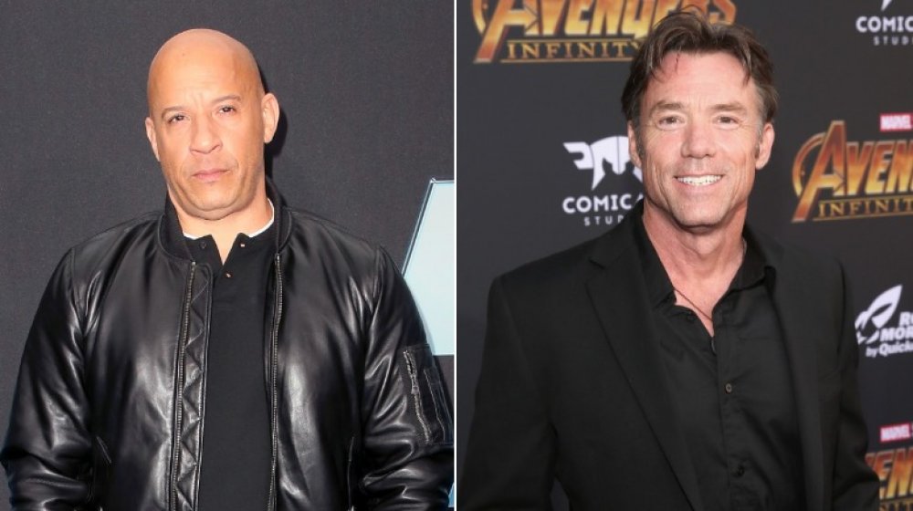 Split image of Vin Diesel and Terry Notary