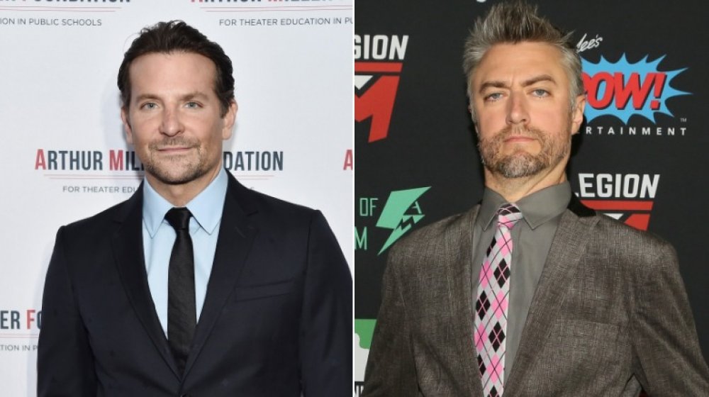 Split image of Bradley Cooper and Sean Gunn