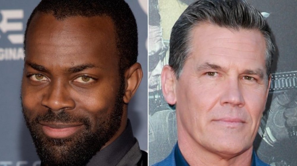 Split image of Damion Poitier and Josh Brolin