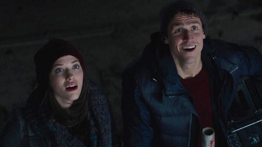 Kat Dennings and Jonathan Howard in Thor: The Dark World (2013)