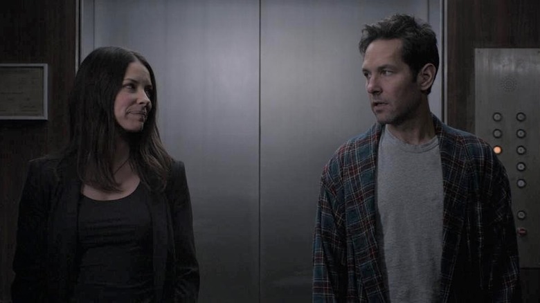 Scott and Hope in elevator