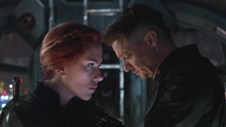 Scarlett Johansson and Jeremy Renner in Avengers: Endgame