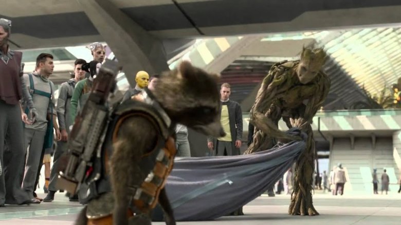 Scene from Guardians of the Galaxy