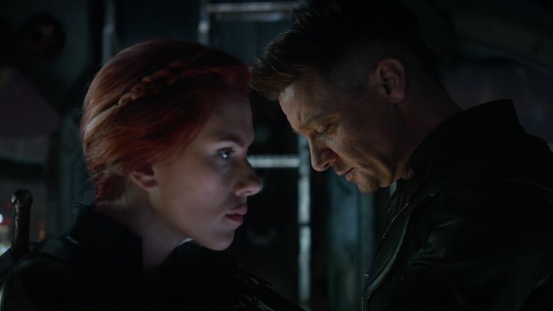 Scarlett Johansson and Jeremy Renner in Avengers: Endgame