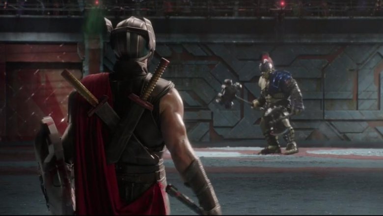 Scene from Thor: Ragnarok