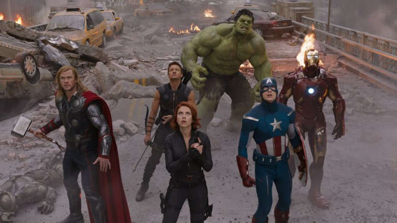 Scene from The Avengers