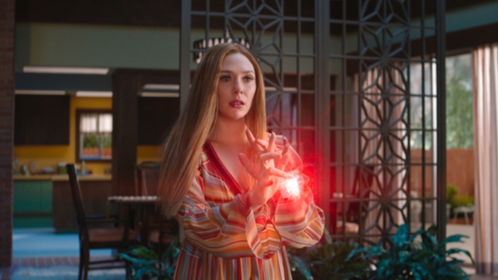 Wanda using her powers