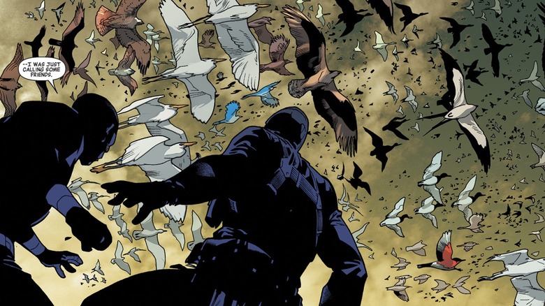 Sam Wilson uses bird telepathy