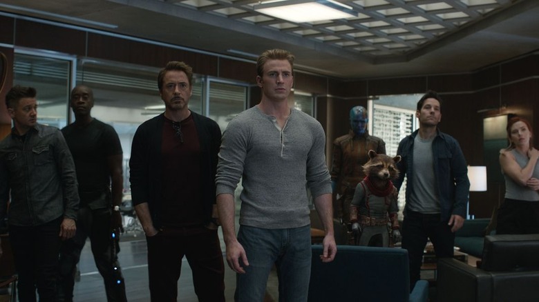 Avengers at their compound