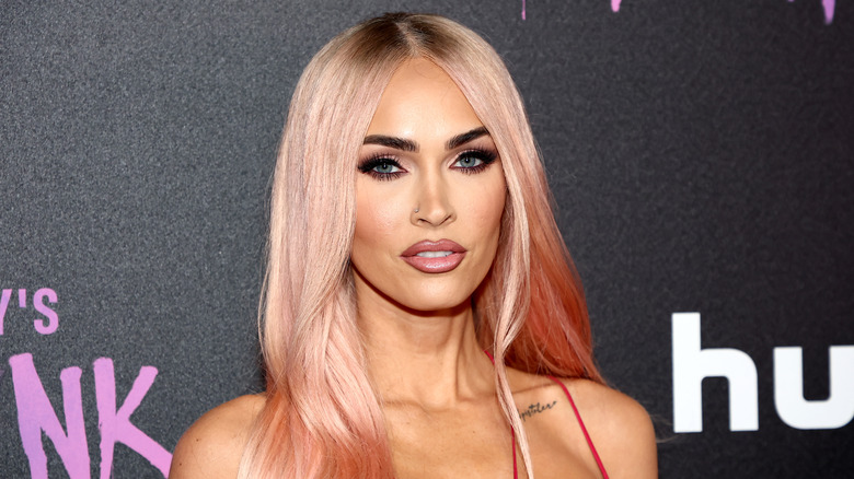 Megan Fox pink hair