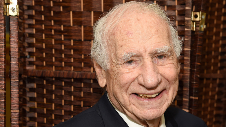 Mel Brooks smiles for camera