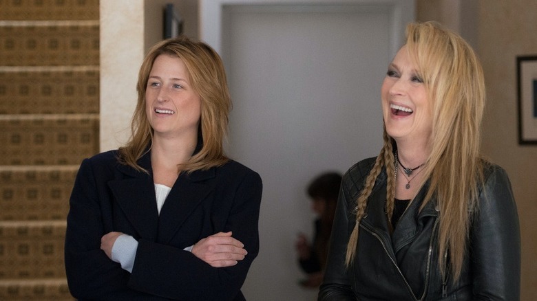 Gummer and Streep smiling