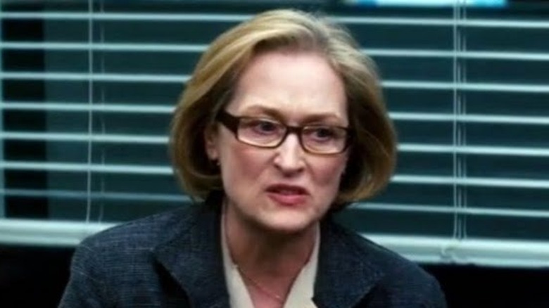 Meryl Streep as Janine Roth talking