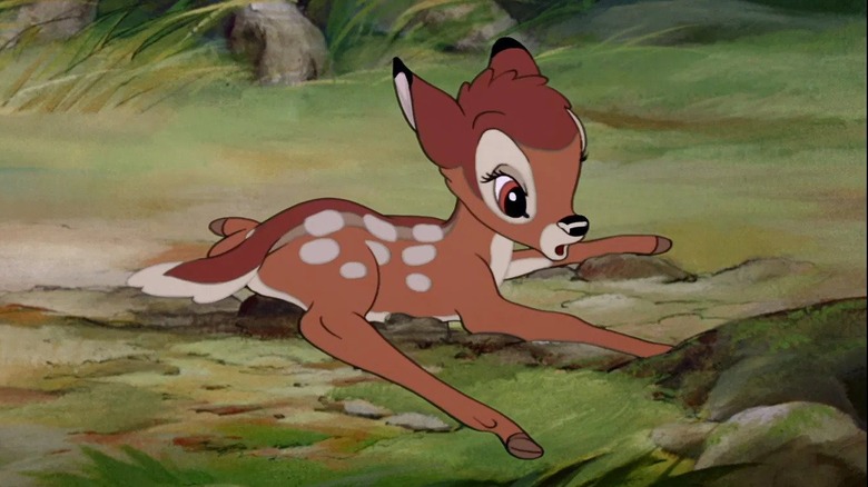 Bambi falls down