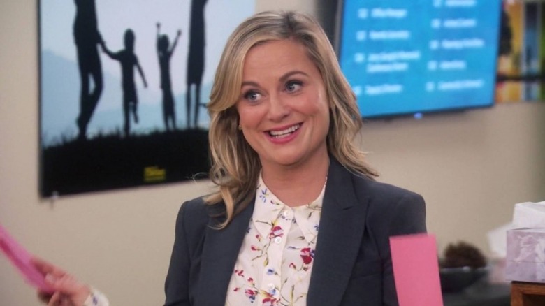 Leslie Knope smiling