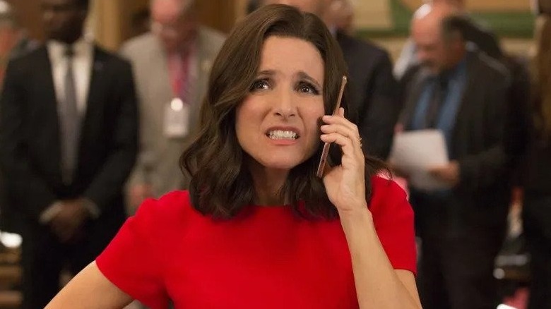 Selina Meyer grimaces