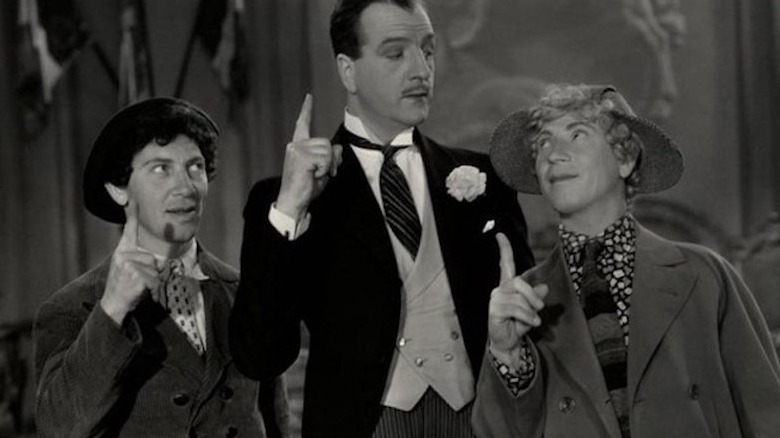 Marx brothers pointing