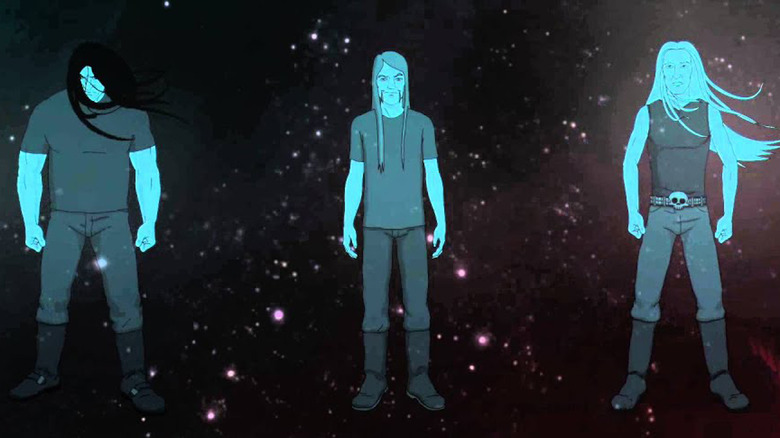 Metalocalypse Dethklok in space