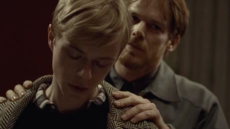 Dane DeHaan and Michael C. Hall in Kill Your Darlings