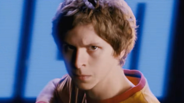 Scott Pilgrim prepares to fight