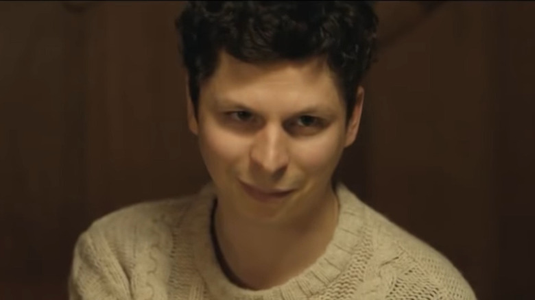 Michael Cera makes a creepy smile