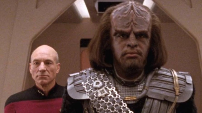 Worf with Picard