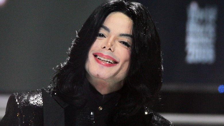 Michael Jackson smiling