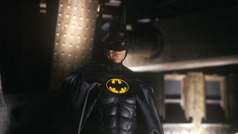 Michael Keaton in costume