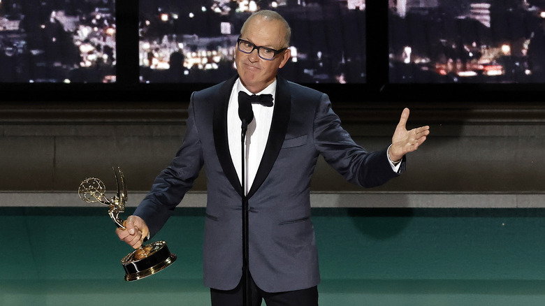 Michael Keaton winning Emmy