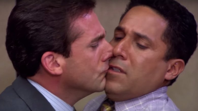 Steve Carell and Oscar Nunez in The Office