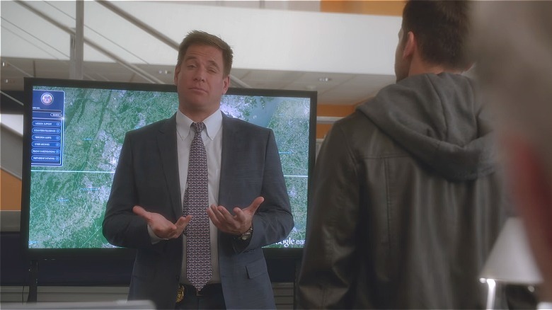 Anthony DiNozzo looking sarcastic 