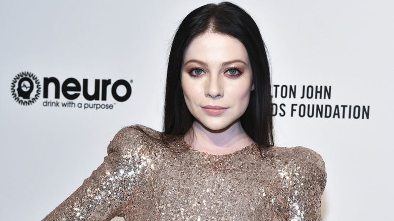 Michelle Trachtenberg posing on the red carpet on February 9, 2020