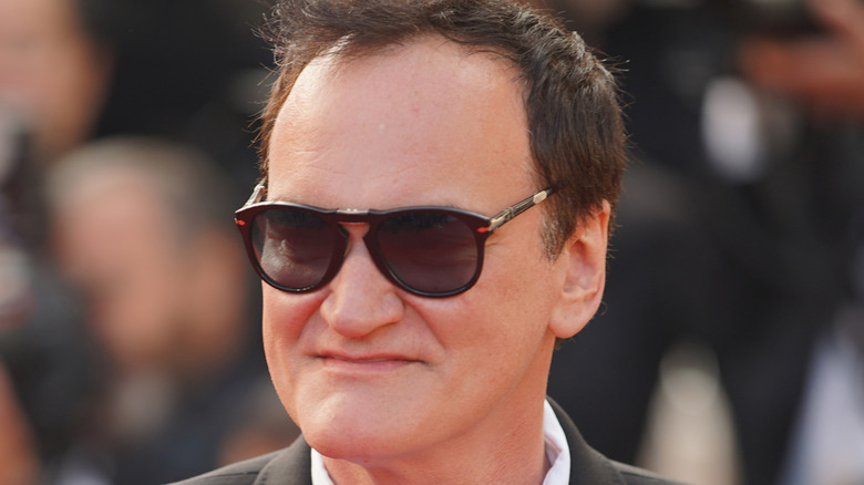 Quentin Tarantino wearing sunglasses 