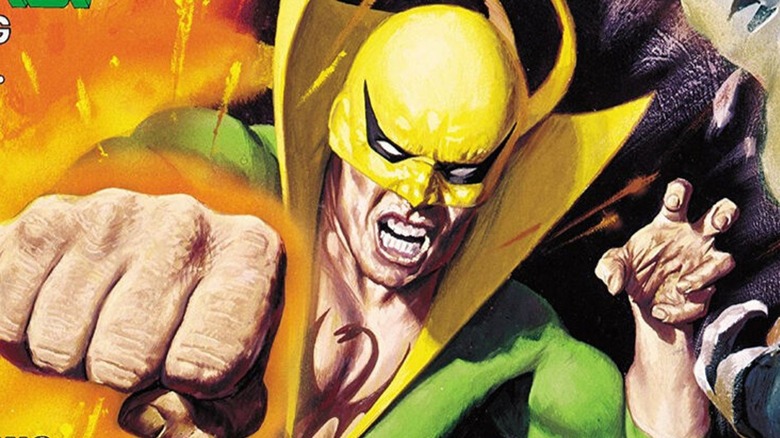 Iron Fist throwing a punch