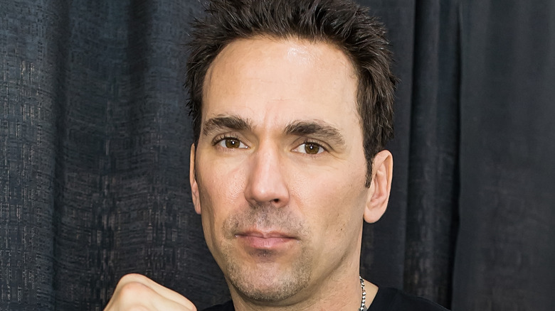 Jason David Frank clenching fist