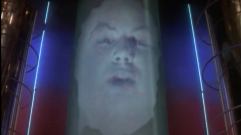 Zordon talking to Alpha