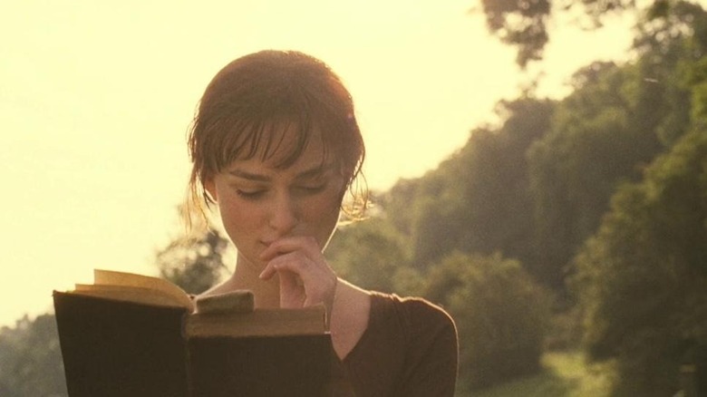 Elizabeth Bennet reads