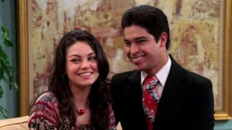 Jackie and Fez smiling