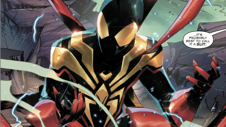 Miles Morales in his Iron Spider Suit 