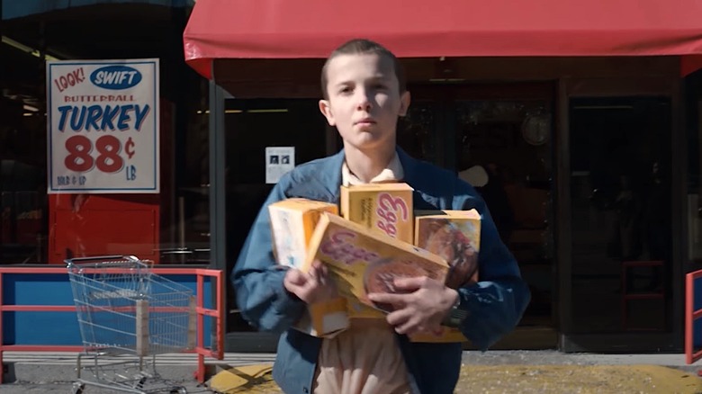 Brown hoarding eggo waffles