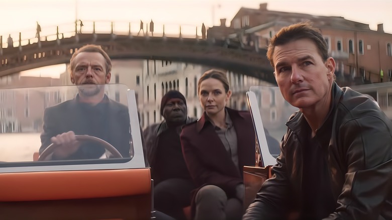 Mission: Impossible team driving boat