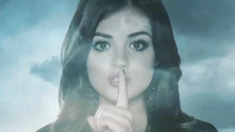 Aria puts up a finger