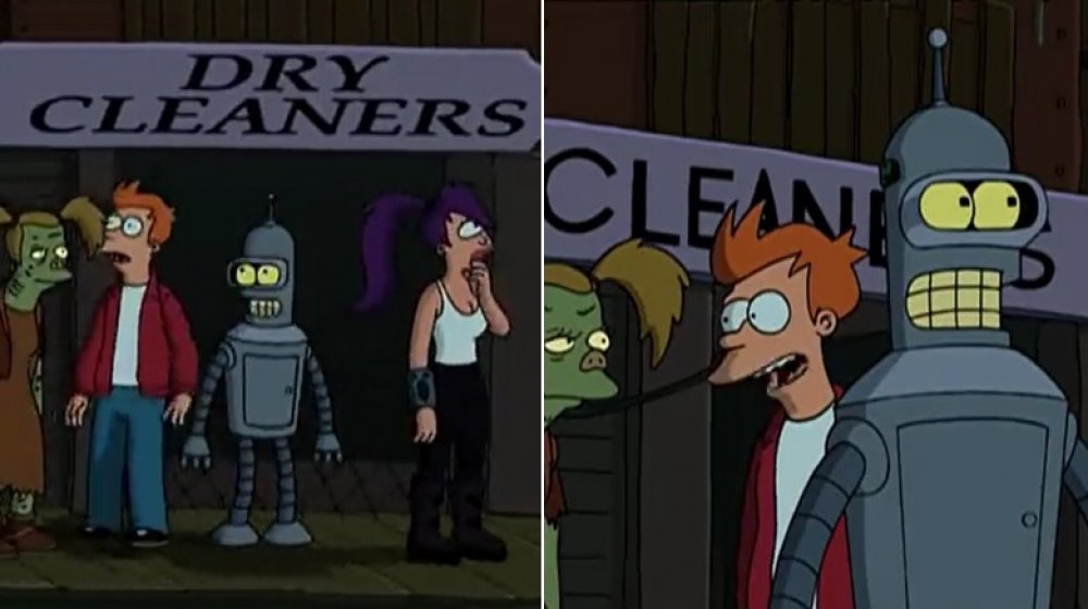 Scene from Futurama