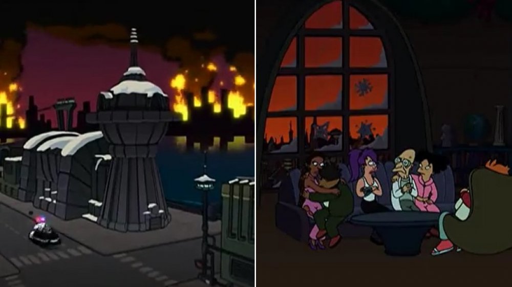 Scene from Futurama