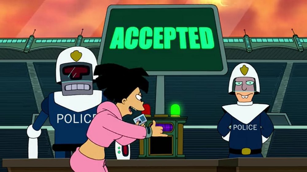 Scene from Futurama