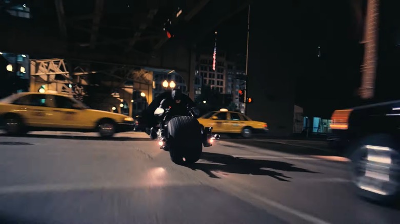 BatPod races through Gotham